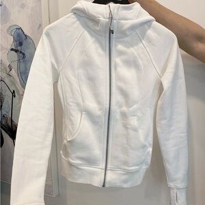 Lululemon Scuba Full Zip White Size 2